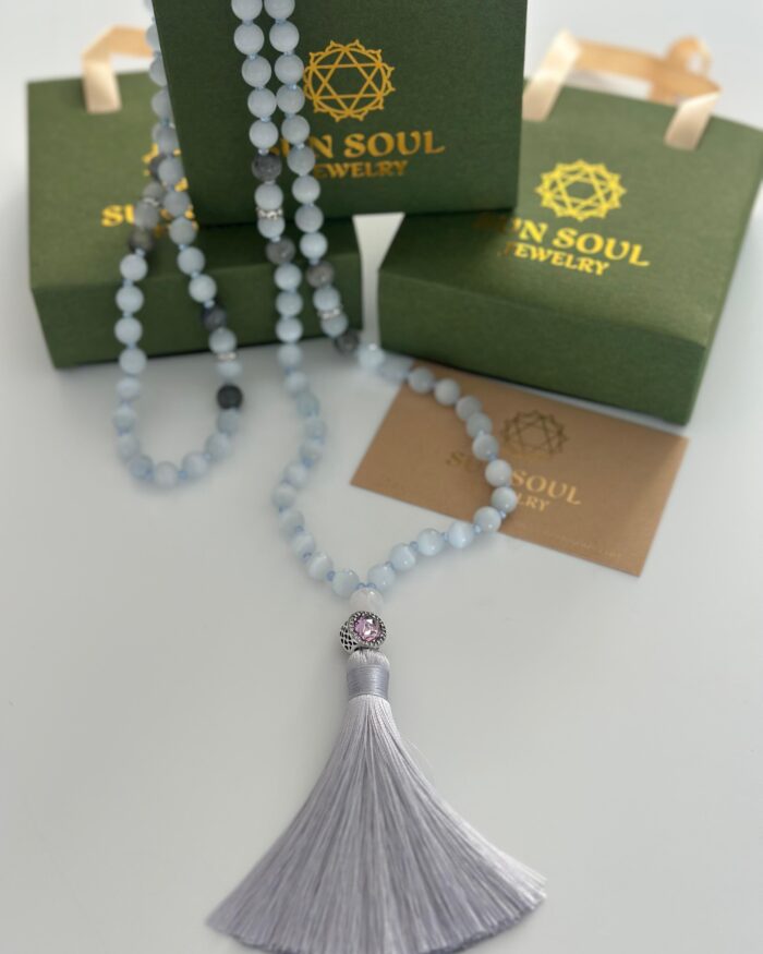 Mala amulet of light and love on the path of life